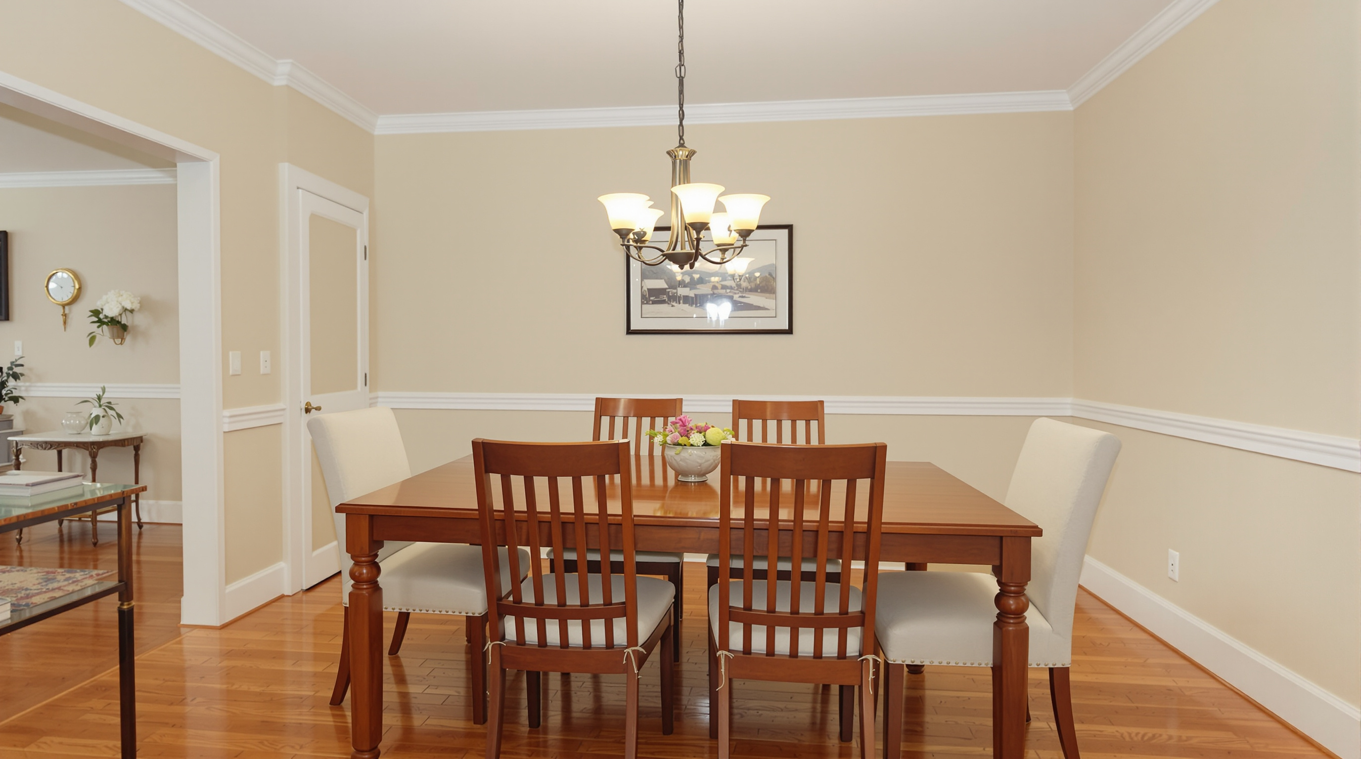 Bright new bedroom addition with vaulted ceiling and sliding door